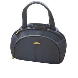 Samsonite Navy Blue Ballistic Nylon Travel Tote Bag Carry On Weekender Duffle